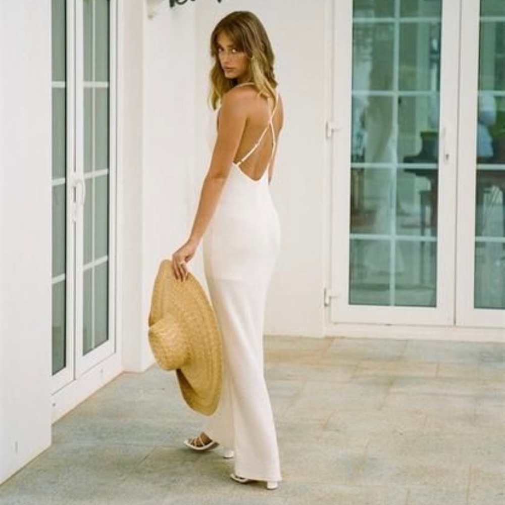 Sabo skirt coconut maxi dress